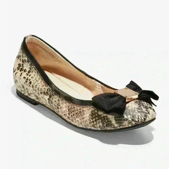 Women’s COLE HAAN Tali Soft Bow Ballet Flats- Size 7.5 - Picture 1 of 12